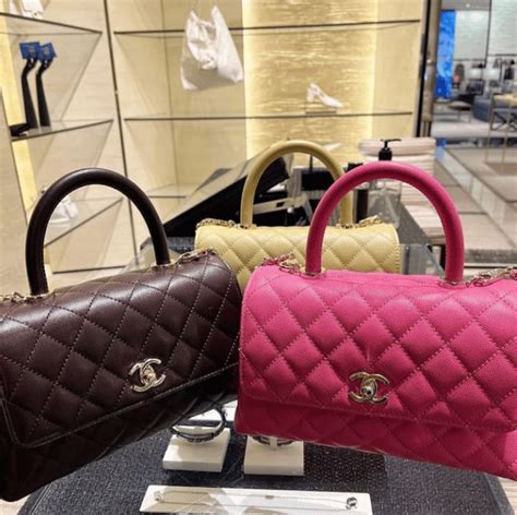 chanel classic with handle|chanel coco handle price.